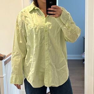 Light Green Button-Up Shirt